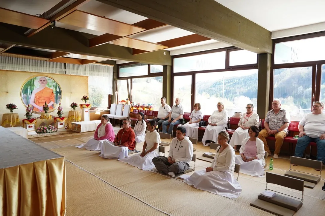 Meditationsraum im Wat Buddha Heilbronn